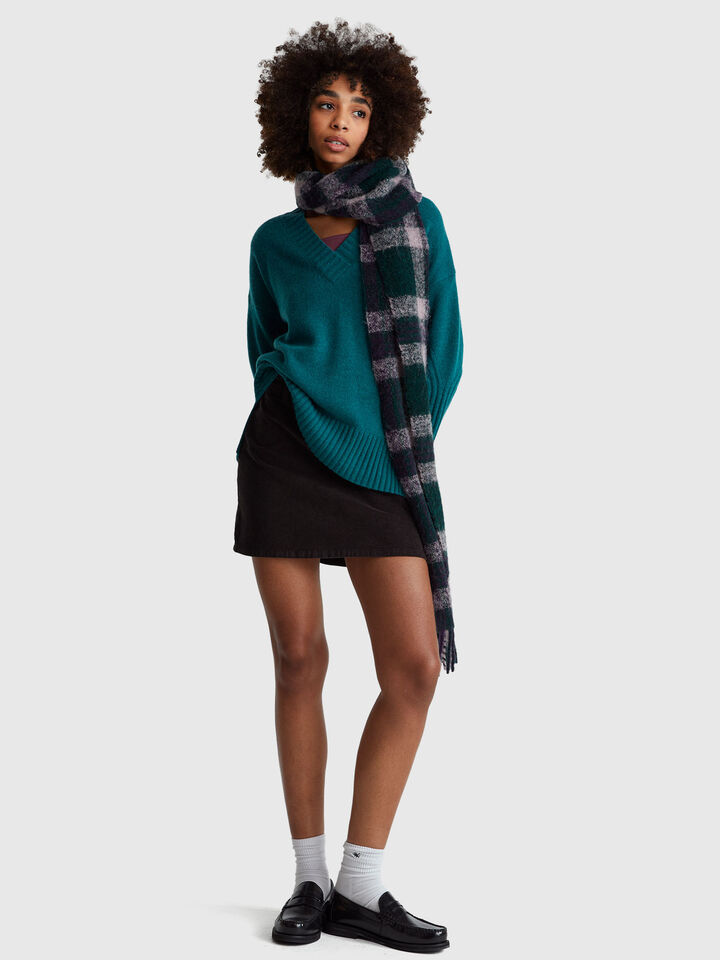 V NECK SWEATER L/S Women image number 3
